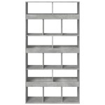 vidaXL Bibliotecă, gri beton, 100x33x187,5 cm, lemn prelucrat vidaXL Bibliotecă, gri beton, 100x33x187,5 cm, lemn prelucrat