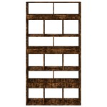 vidaXL Bibliotecă, stejar fumuriu, 100x33x187,5 cm, lemn prelucrat vidaXL Bibliotecă, stejar fumuriu, 100x33x187,5 cm, lemn prelucrat