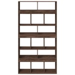 vidaXL Bibliotecă, stejar maro, 100x33x187,5 cm, lemn prelucrat
