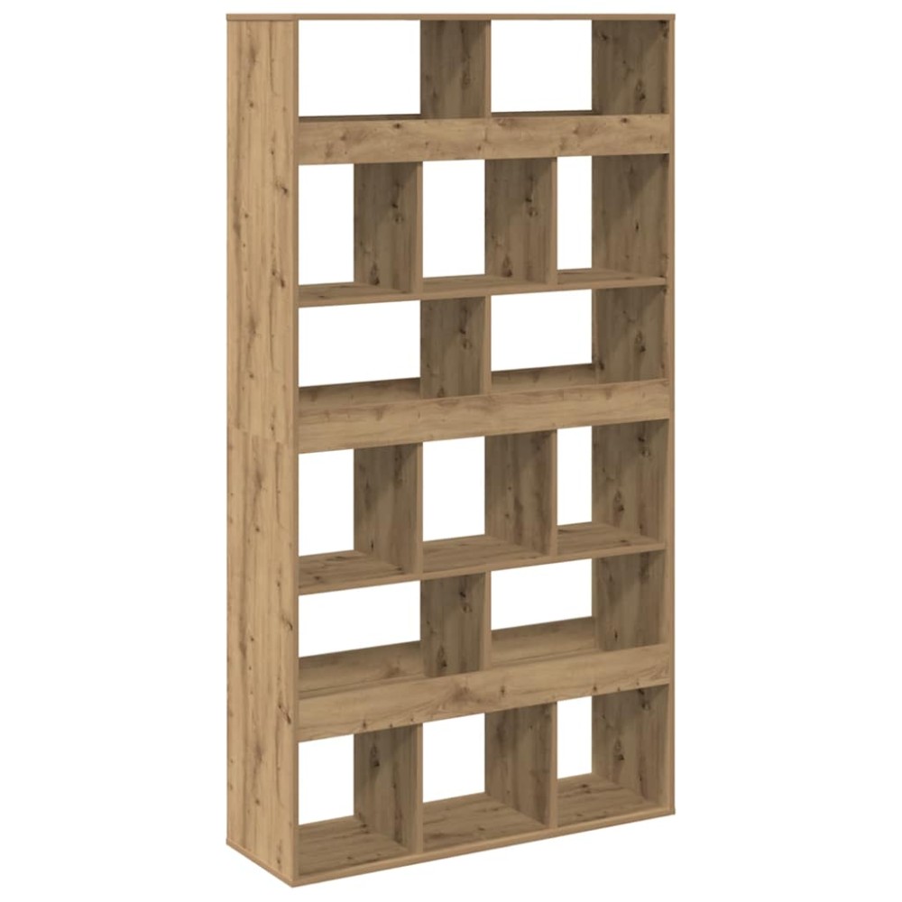 vidaXL Bibliotecă, stejar artizanal, 100x33x187,5 cm, lemn prelucrat