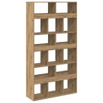 vidaXL Bibliotecă, stejar artizanal, 100x33x187,5 cm, lemn prelucrat vidaXL Bibliotecă, stejar artizanal, 100x33x187,5 cm, lemn prelucrat