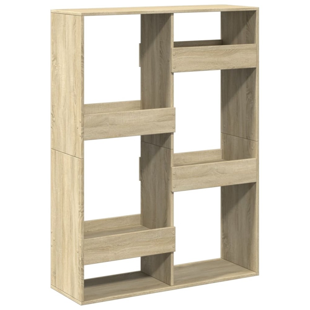 vidaXL Bibliotecă, stejar sonoma, 100x33x135 cm, lemn prelucrat
