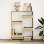 vidaXL Bibliotecă, stejar sonoma, 100x33x135 cm, lemn prelucrat vidaXL Bibliotecă, stejar sonoma, 100x33x135 cm, lemn prelucrat
