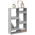 vidaXL Bibliotecă, gri sonoma, 100x33x135 cm, lemn prelucrat vidaXL Bibliotecă, gri sonoma, 100x33x135 cm, lemn prelucrat