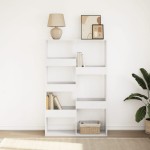 vidaXL Bibliotecă, alb, 100x33x155,5 cm, lemn prelucrat vidaXL Bibliotecă, alb, 100x33x155,5 cm, lemn prelucrat