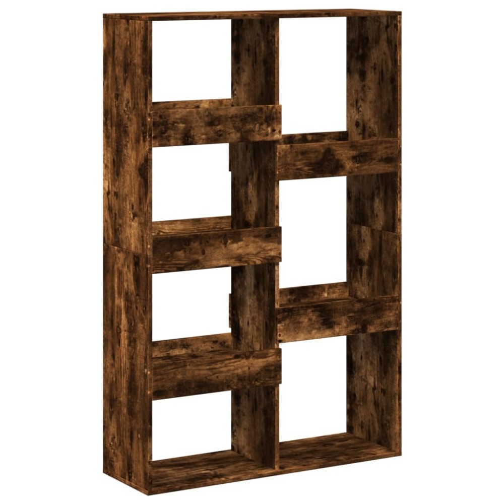vidaXL Bibliotecă, stejar fumuriu, 100x33x155,5 cm, lemn prelucrat