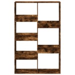 vidaXL Bibliotecă, stejar fumuriu, 100x33x155,5 cm, lemn prelucrat vidaXL Bibliotecă, stejar fumuriu, 100x33x155,5 cm, lemn prelucrat