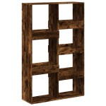 vidaXL Bibliotecă, stejar fumuriu, 100x33x155,5 cm, lemn prelucrat vidaXL Bibliotecă, stejar fumuriu, 100x33x155,5 cm, lemn prelucrat