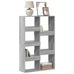 vidaXL Bibliotecă, gri sonoma, 100x33x155,5 cm, lemn prelucrat vidaXL Bibliotecă, gri sonoma, 100x33x155,5 cm, lemn prelucrat