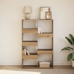 vidaXL Bibliotecă, stejar artizanal, 100x33x155,5 cm, lemn prelucrat vidaXL Bibliotecă, stejar artizanal, 100x33x155,5 cm, lemn prelucrat
