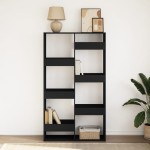 vidaXL Bibliotecă, negru, 100x33x175 cm, lemn prelucrat vidaXL Bibliotecă, negru, 100x33x175 cm, lemn prelucrat