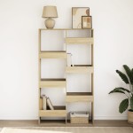vidaXL Bibliotecă, stejar sonoma, 100x33x175 cm, lemn prelucrat vidaXL Bibliotecă, stejar sonoma, 100x33x175 cm, lemn prelucrat