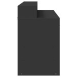 vidaXL Birou cu lumini LED, negru, 120x55x91 cm, lemn prelucrat vidaXL Birou cu lumini LED, negru, 120x55x91 cm, lemn prelucrat