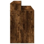 vidaXL Birou cu lumini LED stejar fumuriu 120x55x91 cm lemn prelucrat vidaXL Birou cu lumini LED stejar fumuriu 120x55x91 cm lemn prelucrat
