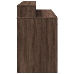 vidaXL Birou cu lumini LED, stejar maro, 120x55x91 cm, lemn prelucrat vidaXL Birou cu lumini LED, stejar maro, 120x55x91 cm, lemn prelucrat