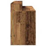 vidaXL Birou cu lumini LED, lemn vechi, 120x55x91 cm, lemn prelucrat vidaXL Birou cu lumini LED, lemn vechi, 120x55x91 cm, lemn prelucrat