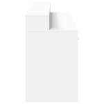 vidaXL Birou cu lumini LED, alb, 160x55x91 cm, lemn prelucrat vidaXL Birou cu lumini LED, alb, 160x55x91 cm, lemn prelucrat