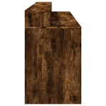 vidaXL Birou cu lumini LED stejar fumuriu 200x55x91 cm lemn prelucrat vidaXL Birou cu lumini LED stejar fumuriu 200x55x91 cm lemn prelucrat