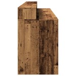 vidaXL Birou cu lumini LED, lemn vechi, 200x55x91 cm, lemn prelucrat vidaXL Birou cu lumini LED, lemn vechi, 200x55x91 cm, lemn prelucrat