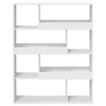 vidaXL Separator de cameră, alb, 100x33x125,5 cm, lemn prelucrat vidaXL Separator de cameră, alb, 100x33x125,5 cm, lemn prelucrat