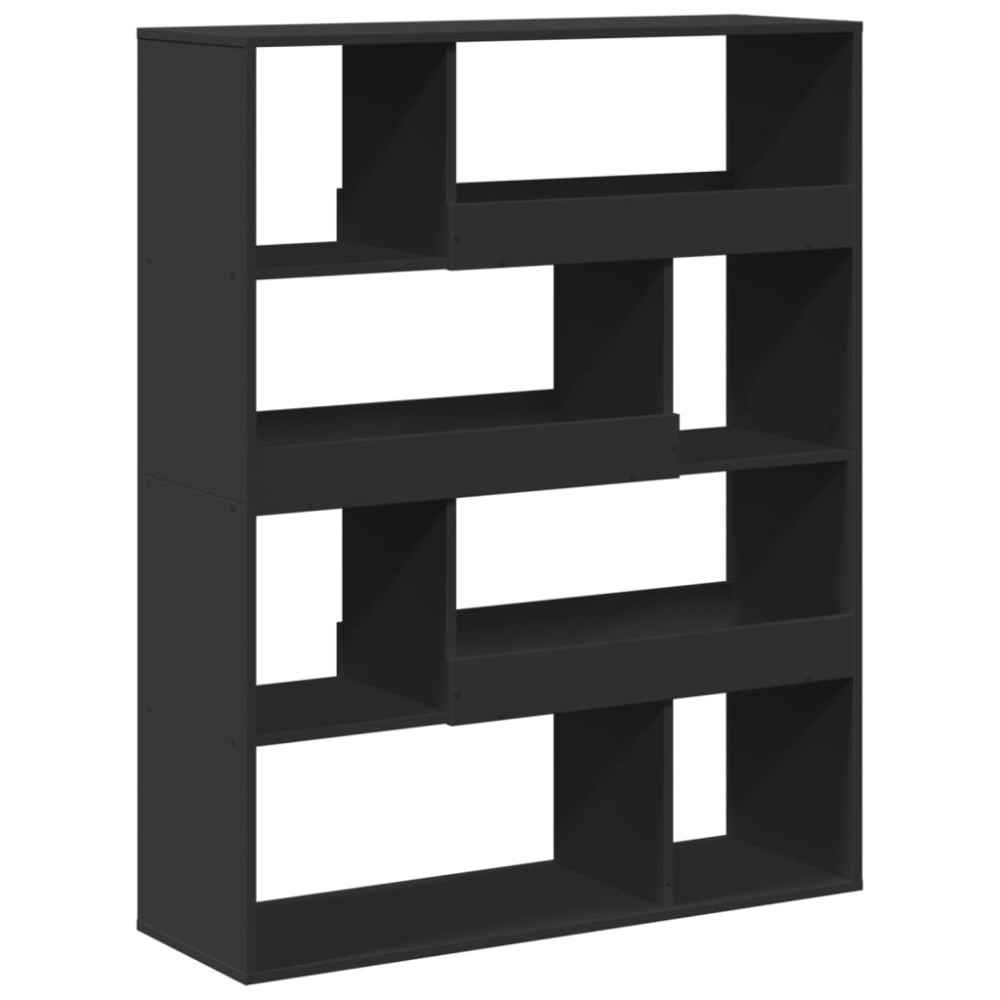 vidaXL Separator de cameră, negru, 100x33x125,5 cm, lemn prelucrat