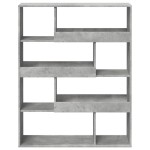 vidaXL Separator de cameră, gri beton, 100x33x125,5 cm, lemn prelucrat vidaXL Separator de cameră, gri beton, 100x33x125,5 cm, lemn prelucrat