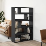 vidaXL Separator de cameră, negru, 100x33x156,5 cm, lemn prelucrat vidaXL Separator de cameră, negru, 100x33x156,5 cm, lemn prelucrat