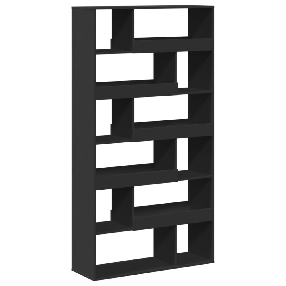 vidaXL Separator de cameră, negru, 100x33x187,5 cm, lemn prelucrat