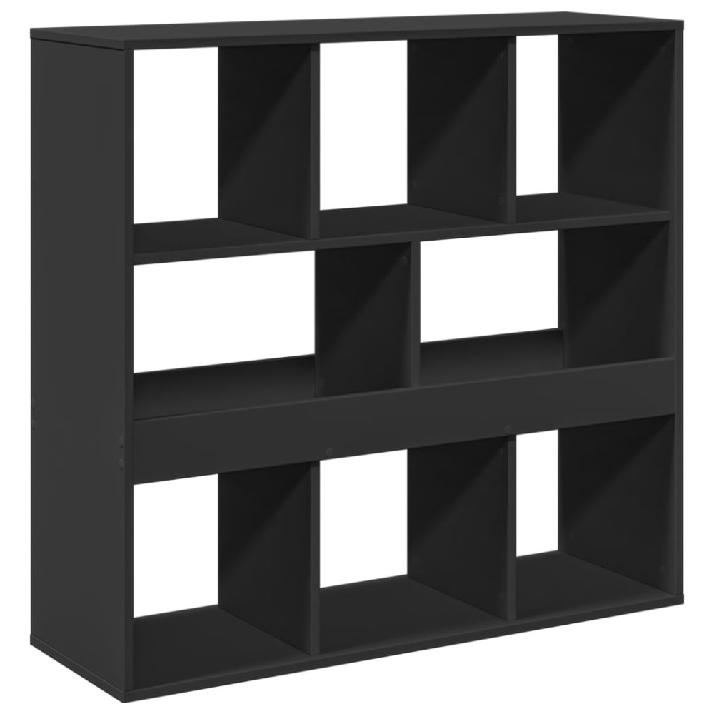 vidaXL Separator de cameră, negru, 100x33x94,5 cm, lemn prelucrat