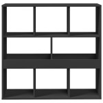 vidaXL Separator de cameră, negru, 100x33x94,5 cm, lemn prelucrat vidaXL Separator de cameră, negru, 100x33x94,5 cm, lemn prelucrat