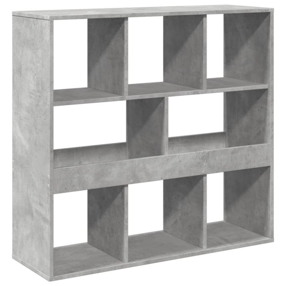vidaXL Separator de cameră, gri beton, 100x33x94,5 cm, lemn prelucrat