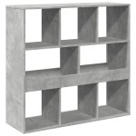 vidaXL Separator de cameră, gri beton, 100x33x94,5 cm, lemn prelucrat vidaXL Separator de cameră, gri beton, 100x33x94,5 cm, lemn prelucrat