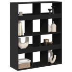vidaXL Separator de cameră, negru, 100x33x125,5 cm, lemn prelucrat vidaXL Separator de cameră, negru, 100x33x125,5 cm, lemn prelucrat