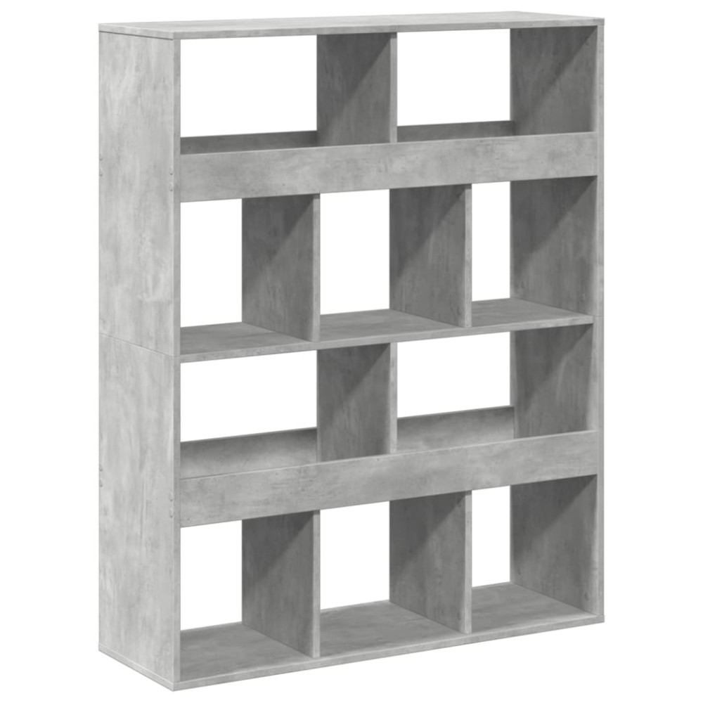 vidaXL Separator de cameră, gri beton, 100x33x125,5 cm, lemn prelucrat