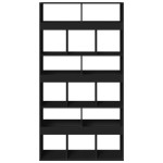 vidaXL Separator de cameră, negru, 100x33x187,5 cm, lemn prelucrat vidaXL Separator de cameră, negru, 100x33x187,5 cm, lemn prelucrat