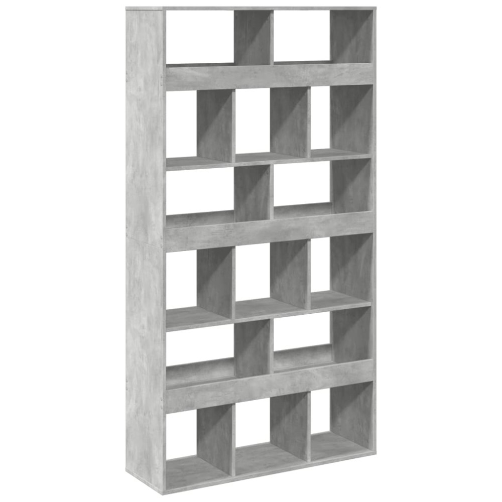 vidaXL Separator de cameră, gri beton, 100x33x187,5 cm, lemn prelucrat