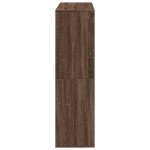 vidaXL Separator cameră, stejar maro, 100x33x115 cm, lemn prelucrat