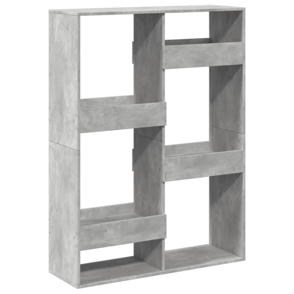 vidaXL Separator de cameră, gri beton, 100x33x135 cm, lemn prelucrat