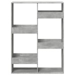 vidaXL Separator de cameră, gri beton, 100x33x135 cm, lemn prelucrat vidaXL Separator de cameră, gri beton, 100x33x135 cm, lemn prelucrat