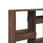 vidaXL Separator cameră, stejar maro, 100x33x135 cm, lemn prelucrat vidaXL Separator cameră, stejar maro, 100x33x135 cm, lemn prelucrat