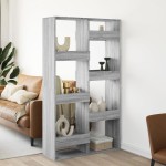 vidaXL Separator de cameră gri sonoma, 100x33x175 cm, lemn prelucrat vidaXL Separator de cameră gri sonoma, 100x33x175 cm, lemn prelucrat