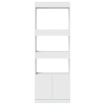 vidaXL Dulap înalt, alb, 63x33x180 cm, lemn prelucrat vidaXL Dulap înalt, alb, 63x33x180 cm, lemn prelucrat