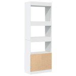 vidaXL Dulap înalt, alb, 63x33x180 cm, lemn prelucrat vidaXL Dulap înalt, alb, 63x33x180 cm, lemn prelucrat