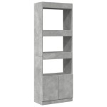 vidaXL Dulap înalt, gri beton, 63x33x180 cm, lemn prelucrat vidaXL Dulap înalt, gri beton, 63x33x180 cm, lemn prelucrat
