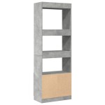vidaXL Dulap înalt, gri beton, 63x33x180 cm, lemn prelucrat vidaXL Dulap înalt, gri beton, 63x33x180 cm, lemn prelucrat