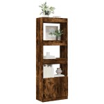 vidaXL Dulap înalt, stejar fumuriu, 63x33x180 cm, lemn prelucrat vidaXL Dulap înalt, stejar fumuriu, 63x33x180 cm, lemn prelucrat