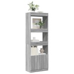 vidaXL Dulap înalt, gri sonoma, 63x33x180 cm, lemn prelucrat vidaXL Dulap înalt, gri sonoma, 63x33x180 cm, lemn prelucrat
