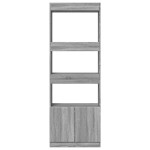 vidaXL Dulap înalt, gri sonoma, 63x33x180 cm, lemn prelucrat vidaXL Dulap înalt, gri sonoma, 63x33x180 cm, lemn prelucrat
