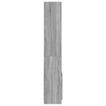 vidaXL Dulap înalt, gri sonoma, 63x33x180 cm, lemn prelucrat vidaXL Dulap înalt, gri sonoma, 63x33x180 cm, lemn prelucrat