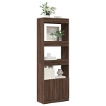 vidaXL Dulap înalt, stejar maro, 63x33x180 cm, lemn prelucrat vidaXL Dulap înalt, stejar maro, 63x33x180 cm, lemn prelucrat